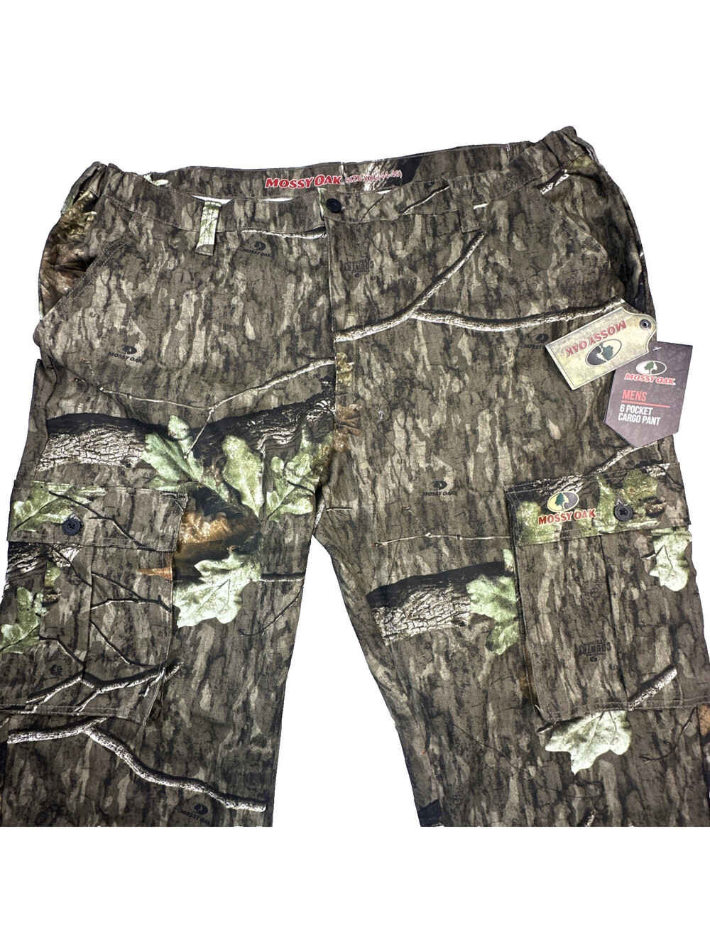 Mossy Oak Men's 6-Pocket Cargo Camo Hunting Pant Country Roots XXLarge 44-46 NWT